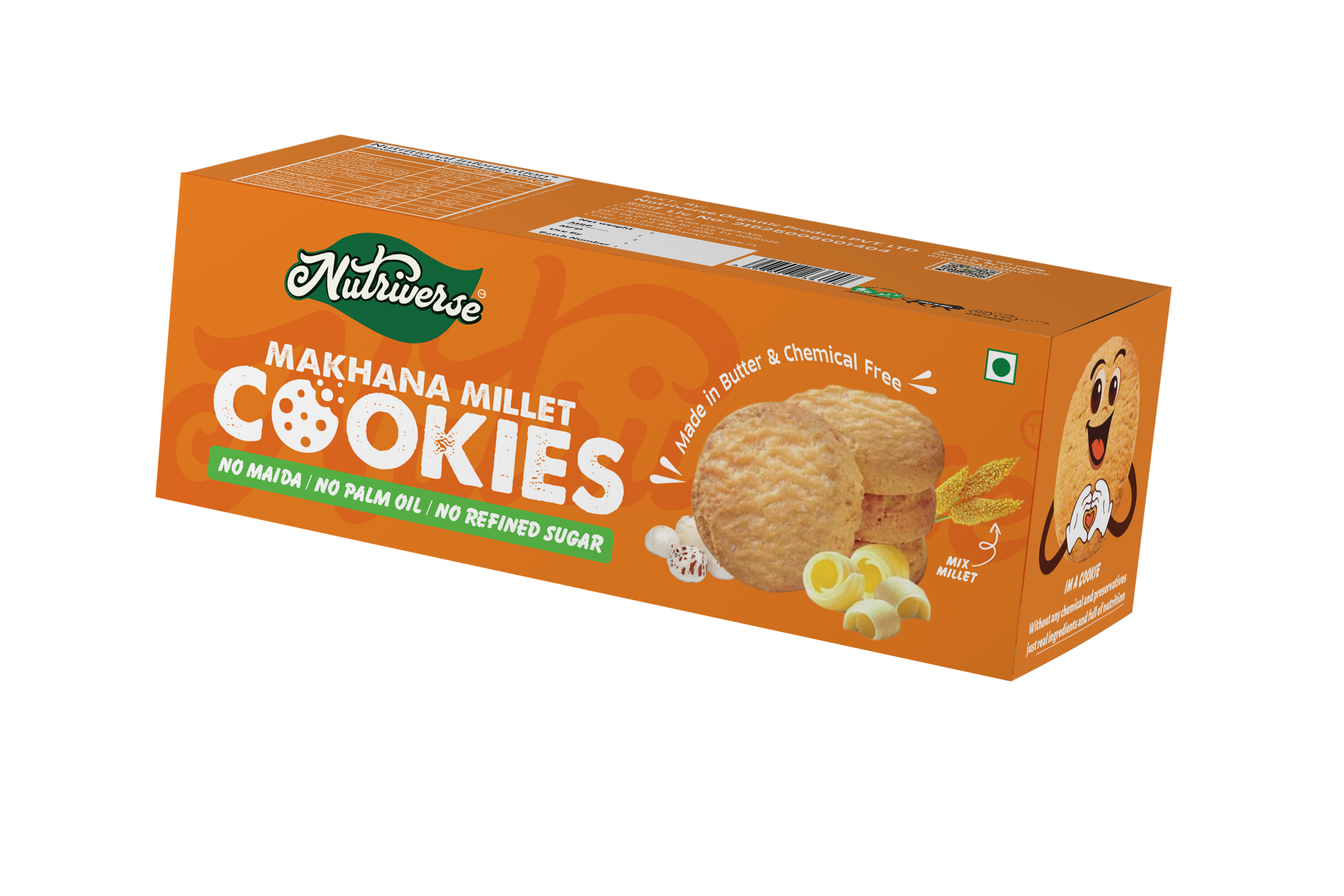 Nutriverse Makhana Millet Cookies